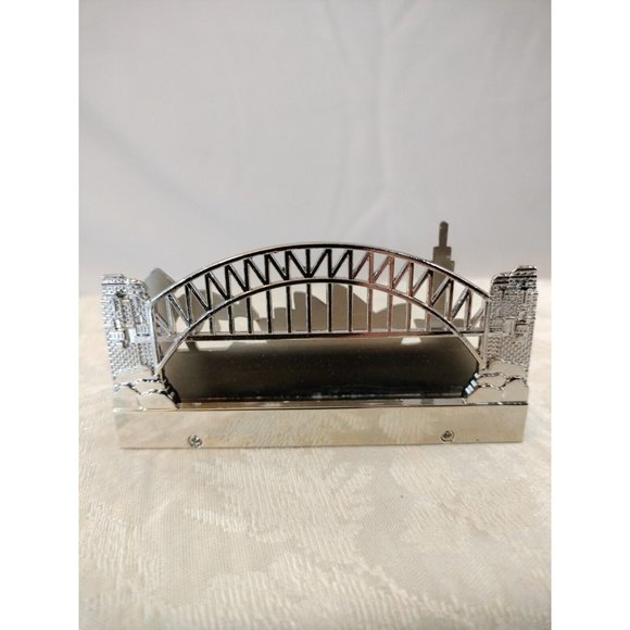 Sydney I love Australia Metal Business Card Holder Opera House Bridge & Kangaroo - Picture 3 of 5